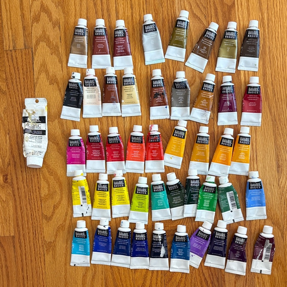 Liquitex Acrylic Color Paint Tubes
